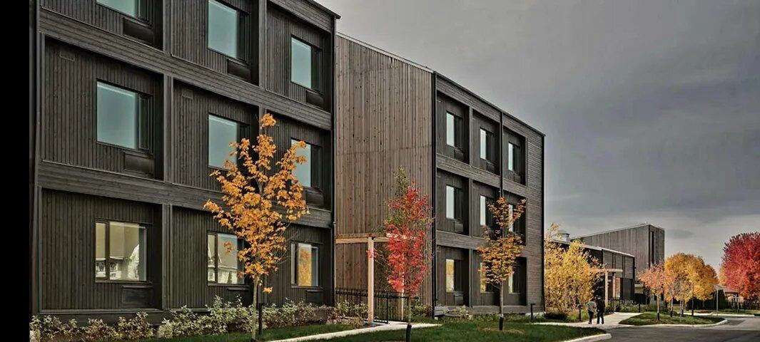 Beaverton Heights building exterior, south view